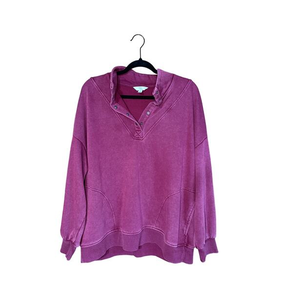 Time and Tru Women’s Sweatshirt, Maroon, XXL, EUC - Picture 1 of 4